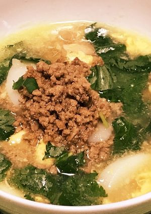 絶品!鶏肉スープの韓国トック(お雑煮)-レシピのメイン写真