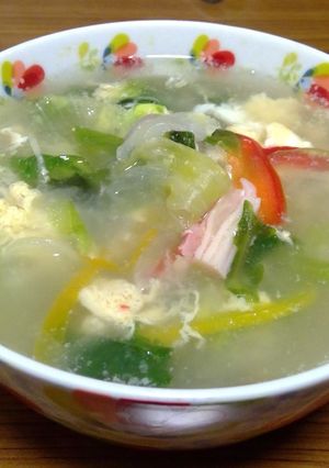 ３分で☆優しい野菜スープ-レシピのメイン写真