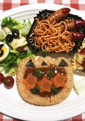 ハロウィンプレート-レシピのメイン写真
