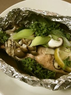 鮭とキノコのホイル焼き-レシピのメイン写真