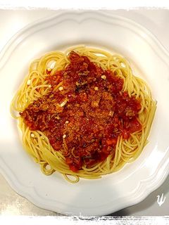 ミートソーススパゲティ-レシピのメイン写真