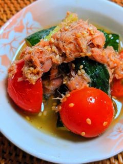 ツナと胡瓜の中華和え-レシピのメイン写真