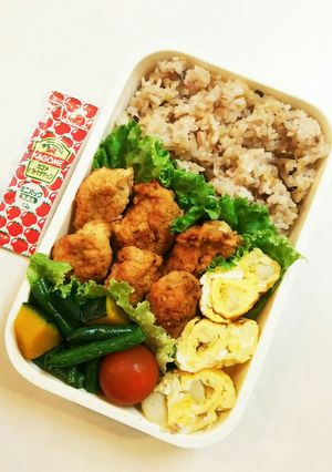 お弁当(10/7)チキンナゲット-レシピのメイン写真