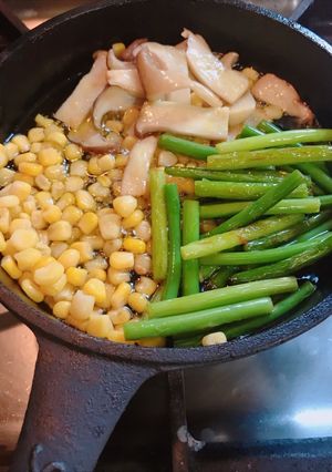 簡単✨にんにくの芽のオリーブオイル炒め-レシピのメイン写真