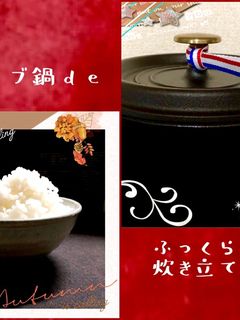 ストウブ鍋deふっくら炊き立てご飯♪-レシピのメイン写真