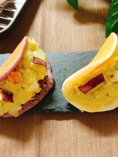 砂糖不使用!米粉のさつまいもどら焼き-レシピのメイン写真