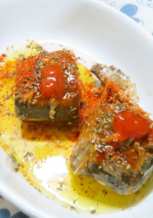 １分で完成する鯖水煮缶で作る美味おつまみ-レシピのメイン写真
