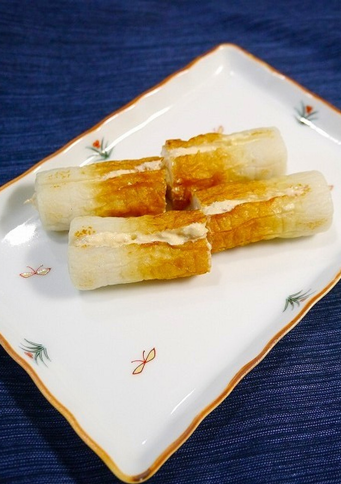 簡単！ツナマヨの炙りちくわサンド-レシピのメイン写真