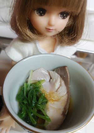 リカちゃん♡水菜鍋(鰤しゃぶ)風ꕤ*.ﾟ-レシピのメイン写真