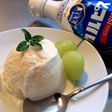 菌活!バニラアイスにカルピスがけ!
