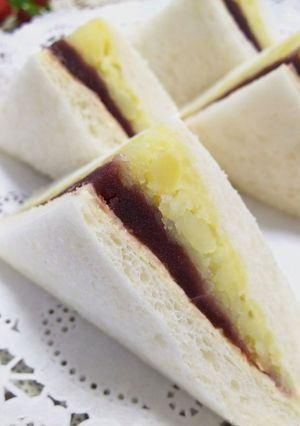 さつまいも と あんバターのサンドイッチ-レシピのメイン写真