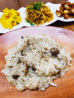簡単!!キノコたっぷりリゾット-レシピのメイン写真