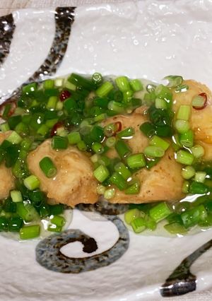 ネギたっぷり油淋鶏-レシピのメイン写真