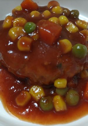 野菜のハンバーグ煮込み-レシピのメイン写真