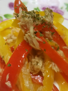 三分でパプリカとツナのマリネ-レシピのメイン写真