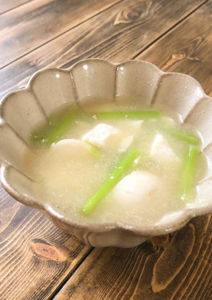 簡単★かぶと絹豆腐の生姜とろみスープ-レシピのメイン写真