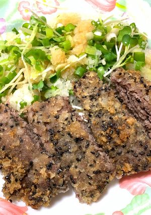 フライパンで牛カツ♡♡-レシピのメイン写真