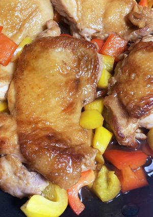 黒酢で照り焼きチキン♡-レシピのメイン写真