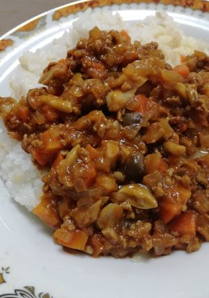 子ども受けキーマカレー-レシピのメイン写真