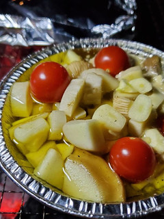 ガチでBBQ!エリンギアヒージョ-レシピのメイン写真