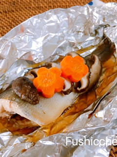 白身魚と椎茸のバター醤油♡ホイル蒸し-レシピのメイン写真