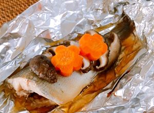 白身魚と椎茸のバター醤油♡ホイル蒸し-レシピのメイン写真