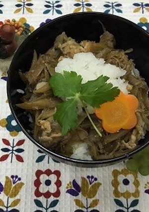 すき焼き風どんぶり(透析食)-レシピのメイン写真