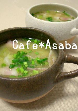 キャベツとベーコンのお味噌汁-レシピのメイン写真
