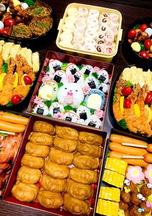 すみっコぐらし 運動会キャラ弁 大家族-レシピのメイン写真