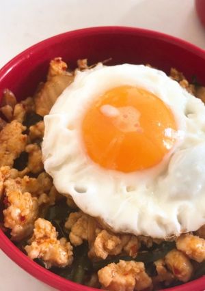 ピリ辛鶏そぼろ丼♪お弁当にも♪-レシピのメイン写真