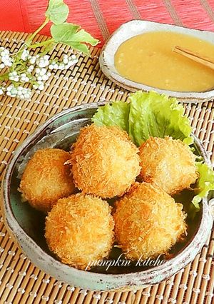 里芋のまんまるコロッケ♪-レシピのメイン写真