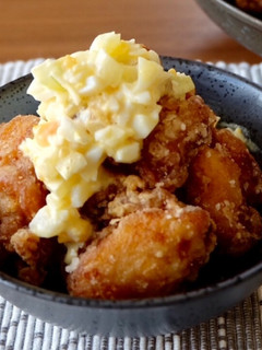 ガッツリ♪鶏の唐揚げタルタルソース添え-レシピのメイン写真
