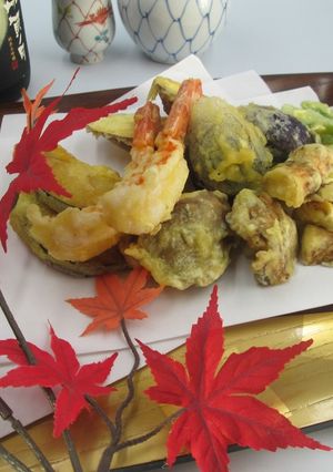秋野菜の天ぷら-レシピのメイン写真