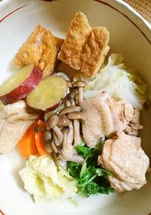 秋の味を優しくいただく豆乳煮-レシピのメイン写真