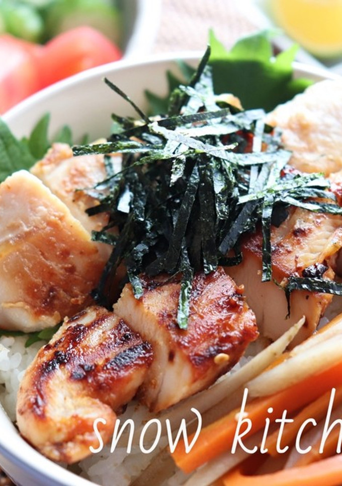 ささみの塩麹焼き丼-レシピのメイン写真