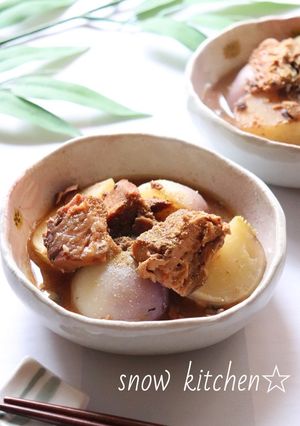 鯖缶で!かぶとサバのピリ辛味噌煮-レシピのメイン写真
