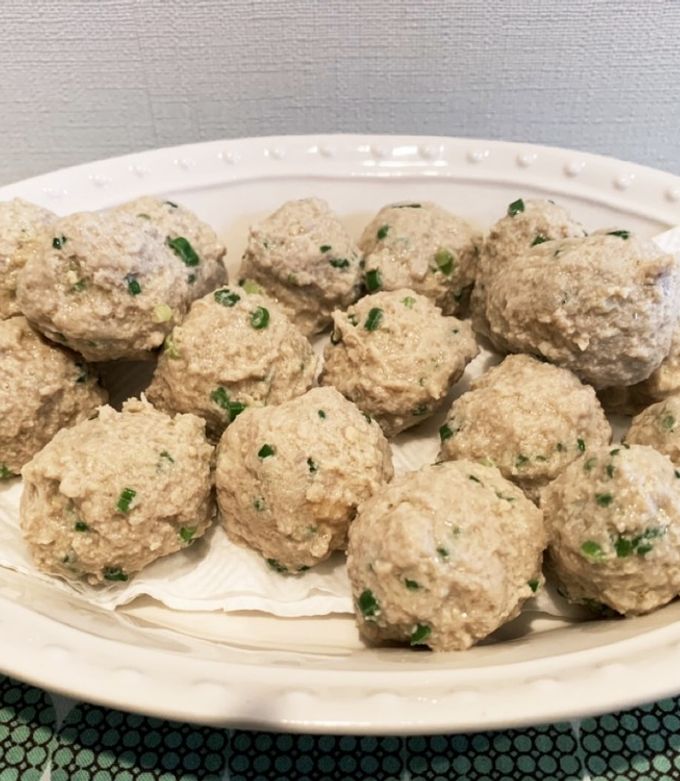 簡単ふわふわ肉だんご(豚肉)-レシピのメイン写真