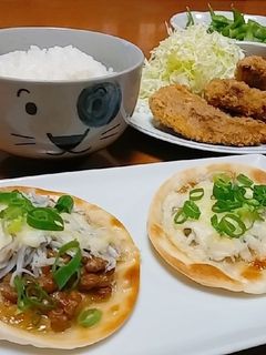簡単おつまみしらすのピザ-レシピのメイン写真