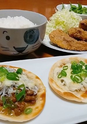 簡単おつまみしらすのピザ-レシピのメイン写真