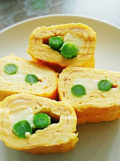 アスパラとチーズの卵焼き-レシピのメイン写真
