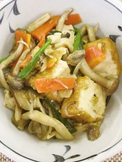 厚揚げとキノコのオイスターソース煮-レシピのメイン写真