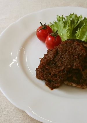 【使い切り】キャロットソースハンバーグ-レシピのメイン写真