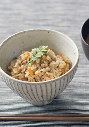 玄米炊き込ご飯-レシピのメイン写真