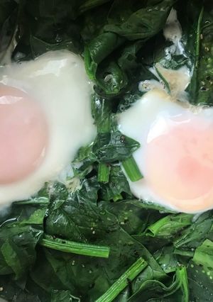 ほうれん草の大胆ココット-レシピのメイン写真