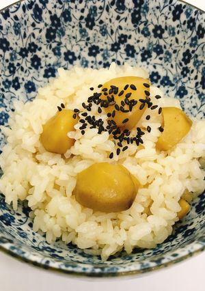 【病院】栗ごはん【給食】-レシピのメイン写真