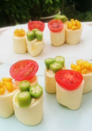 ときめく♪ポテサラチーズロール-レシピのメイン写真
