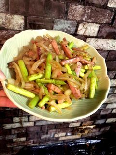 カレー味のアスパラベーコン炒め★-レシピのメイン写真