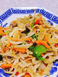 しめじと野菜のピリ辛炒め-レシピのメイン写真