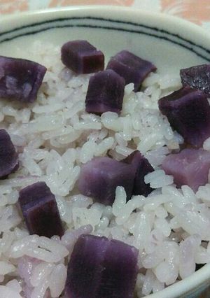 さつま芋ご飯！パープルスイートロードで！-レシピのメイン写真