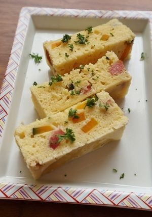レンジで♪かぼちゃとウインナーの蒸しパン-レシピのメイン写真